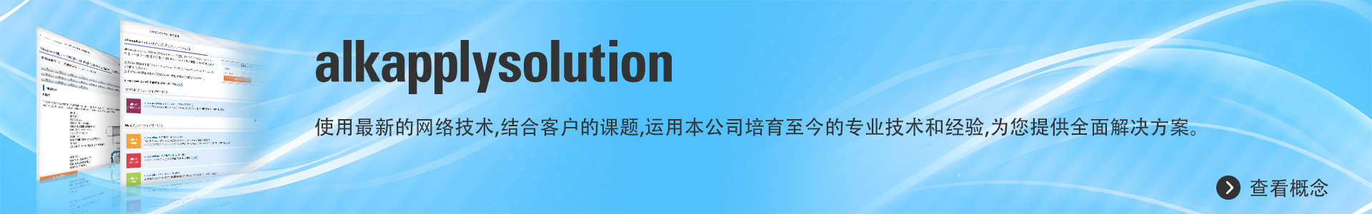 alkapplysolution 查看概念